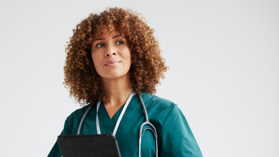 doctor smiling